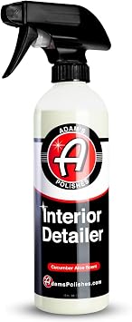 Adam's Polishes Interior Detailer 16 fl. oz (Cucumber Aloe) - Total Car Interior Cleaner, Protectant & Dressing | All Pu