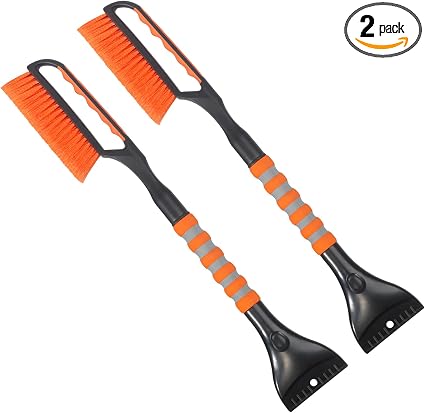Snow Brush and Ice Scraper for Car Windshield,26.4" Window Scraper Deicer for Car SUV and Truck,Ice Scrapers and Brushes