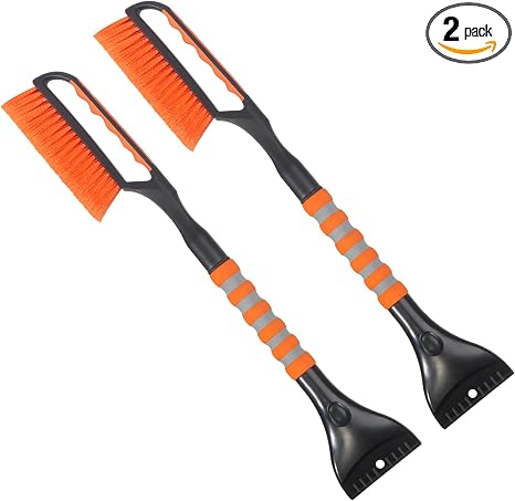 Snow Brush and Ice Scraper for Car Windshield,26.4" Window Scraper Deicer for Car SUV and Truck,Ice Scrapers and Brushes