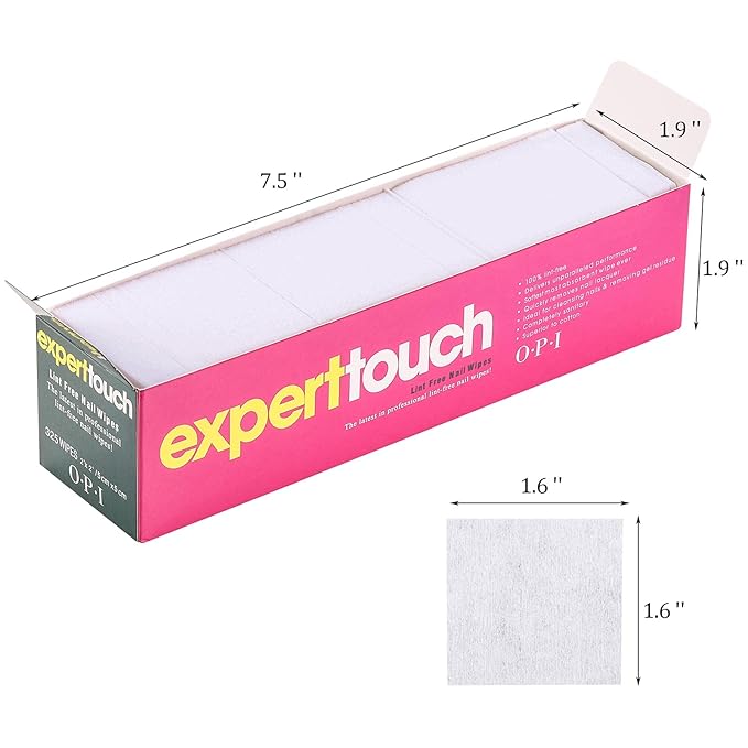 650 Pcs Lint Free Nail Wipes Nail Art Gel Polish Remover Cotton Pad