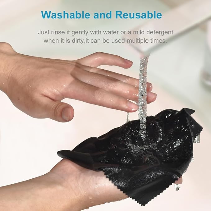 Mcyye 8 PCS Microfiber Cleaning Cloth for Glasses (6"x7"), Premium Eyeglass Cleaning Cloth, Lens Wipes Cloth for Electronics, Glasses, TV Screen, Cell Phone and Laptop, Cleaning the Screens Works Well