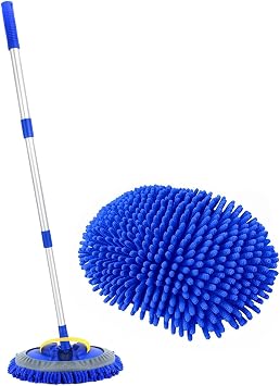 42" Car Wash Brush, Portable Car Wash Mop with Ultralight Telescopic Handle