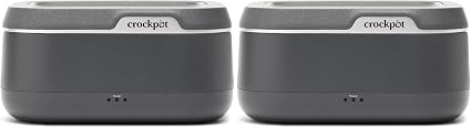 Crock-Pot 28-Ounce Mini Electric Heated Lunch Box, Portable Food Warmer, Perfect for Travel, Car, On-the-Go, Keeps Food 
