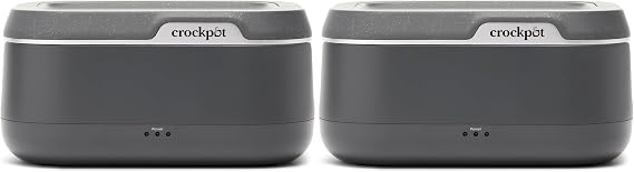 Crock-Pot 28-Ounce Mini Electric Heated Lunch Box, Portable Food Warmer, Perfect for Travel, Car, On-the-Go, Keeps Food 