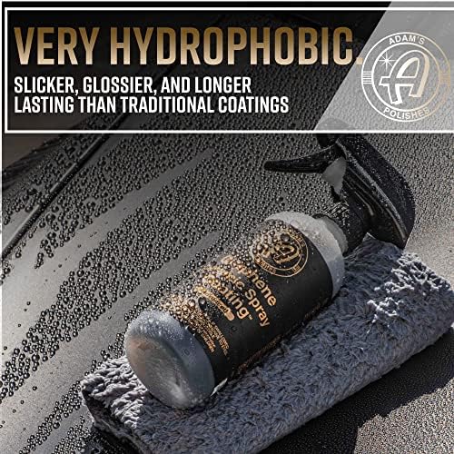 Adam's Polishes Advanced Graphene Ceramic Spray Coating Bundle - 18+ Month Sprayable Graphene Oxide Ceramic Coating for Cars, Boats, RV's & Motorcycle | Adds Extreme Gloss, Depth, Shine & Protection
