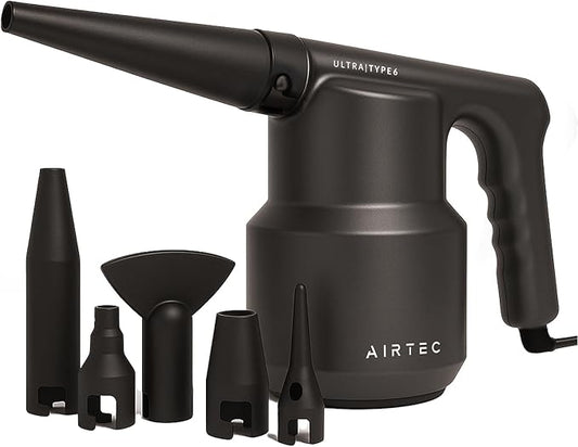IT Dusters AirTec Ultra Electric Air Duster Blower for PC, Laptop, Console, Electronics and Home Cleaning, Environmental Alternative to Spray air can Duster Keyboard Cleaner (Type 6)