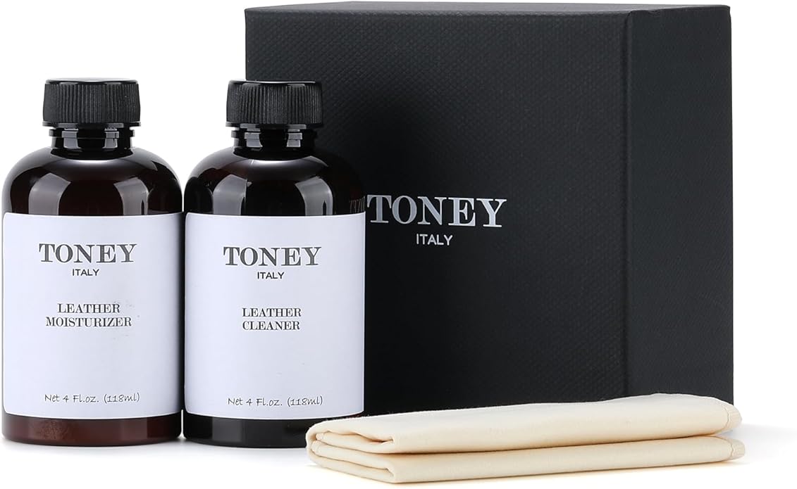Leather Purse Cleaner & Conditioner Kit,Leather Cleaner & Conditioner Kit for use on Leather Apparel,Furniture,Auto Inte