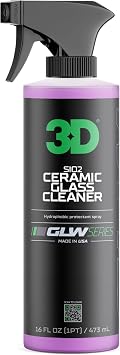 3D SiO2 Ceramic Glass Cleaner, GLW Series | Water & Rain Repellent | All-Weather Protective Ceramic Glass Cleaner | Safe