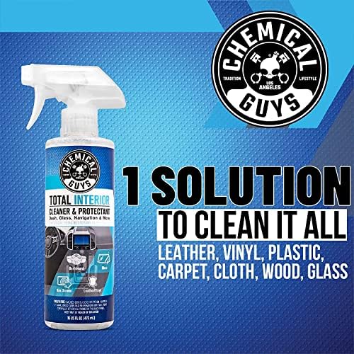 Total Interior Cleaner and Protectant + Streak Free Glass & Window Cleaner, (Ammonia Free & Safe on Tinted Windows, Safe for Cars, Trucks, SUVs, Jeeps, RVs & More, (2-16 fl oz)