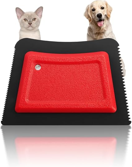 VEVOR Mini Pet Hair Remover, Dog Cat Hair Removal Tool, Multi-Surface Reusable Pet Hair Remover Auto Interior Detailing 