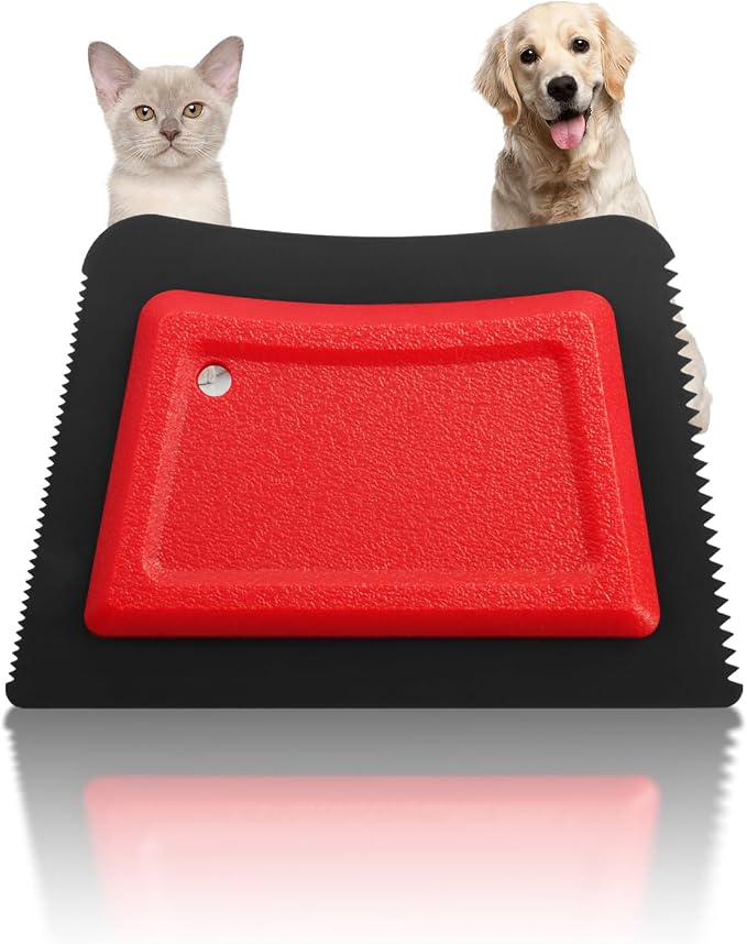 VEVOR Mini Pet Hair Remover, Dog Cat Hair Removal Tool, Multi-Surface Reusable Pet Hair Remover Auto Interior Detailing 