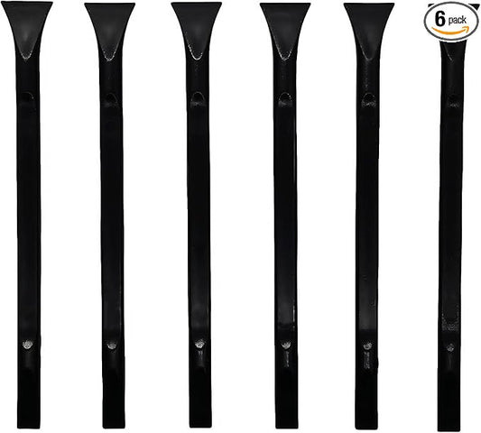 Tpyx Scraper Small Plastic Scraper Tool, Multi-Purpose Scraper Non-Scratch Cleaning Tool, Used in Narrow Spaces and Gaps, Perfect for Removing Oil Stains, Labels, Food, Dirt, Paint, Etc. (6pcs)