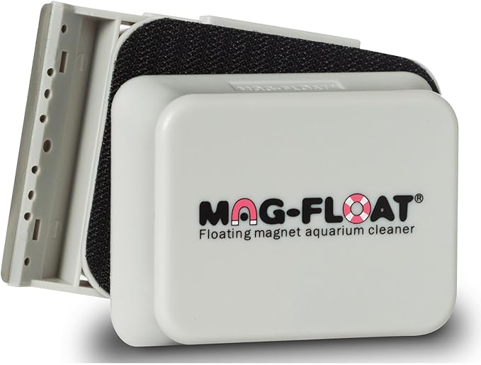 Mag-Float Large Glass Floating Algae Scraper 350 w/Scraper Blade Attachment | Magfloat Magnetic Fish Tank Cleaner | Magnet Scrubber Brush Cleaning Tool for Aquarium