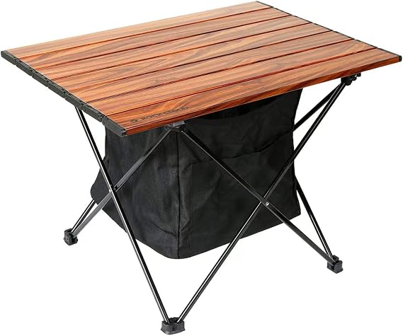 ROCK CLOUD Portable Camping Table Ultralight Aluminum Camp Table with Storage Bag Folding Beach Table for Camping Hiking