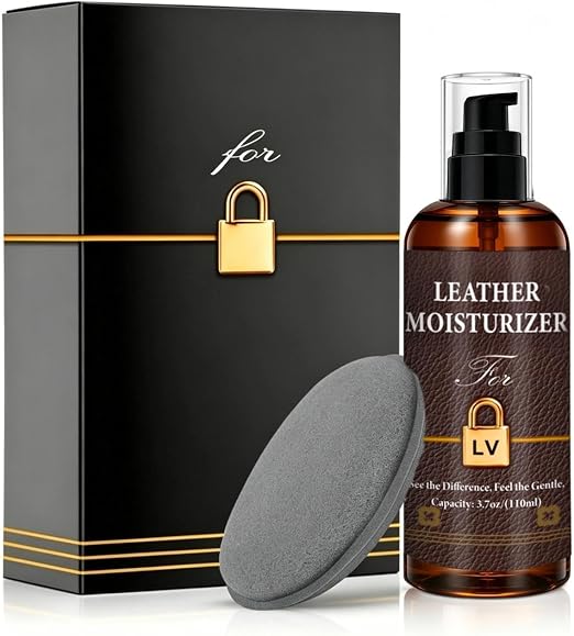 Leather Moisturizer Conditioner Kit for Louis Vuitton, Deep Nourishing Care for LV Bags, Prevent Dryness and Cracking, f