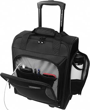 Wally Bags Solutions 16” Underseat Bag with Laptop and Electronics Pockets