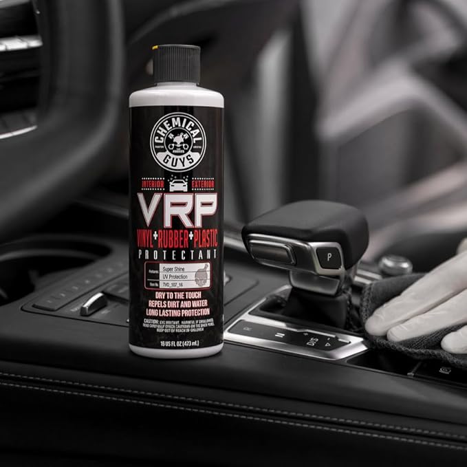 Chemical Guys VRP Vinyl, Rubber, and Plastic Dressing - Tire Dressing, Non-Greasy, Dry-to-the-Touch Shine for Tires, Trim, and More, Safe for Cars, Trucks, SUVs, RVs & More - 16 oz