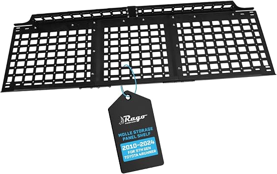 Rago Molle Storage Panel Shelf for 2010-2024 Toyota 4Runner 5th Gen Steel