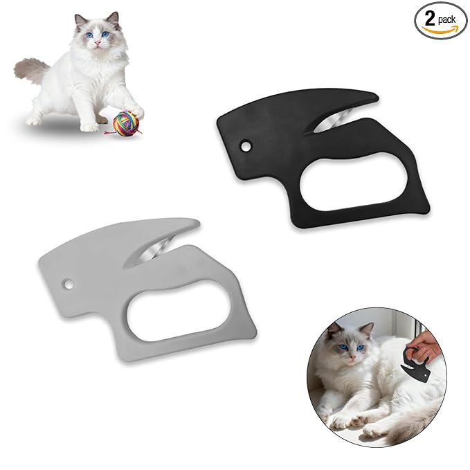 Pet Knotting Comb De knotting comb for Dog Pet Hair Removal Tool Cat Dog Grooming Supplies Matted Fur Remover,Knot Remover and Opener for Loose, Knotted Fur
