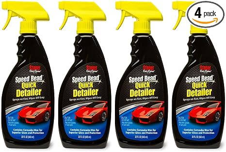 Stoner Car Care 92354-4PK Speed Bead Quick Detailer Spray – Fast Detail Spray for Dust, Smudges and Light Contaminants –