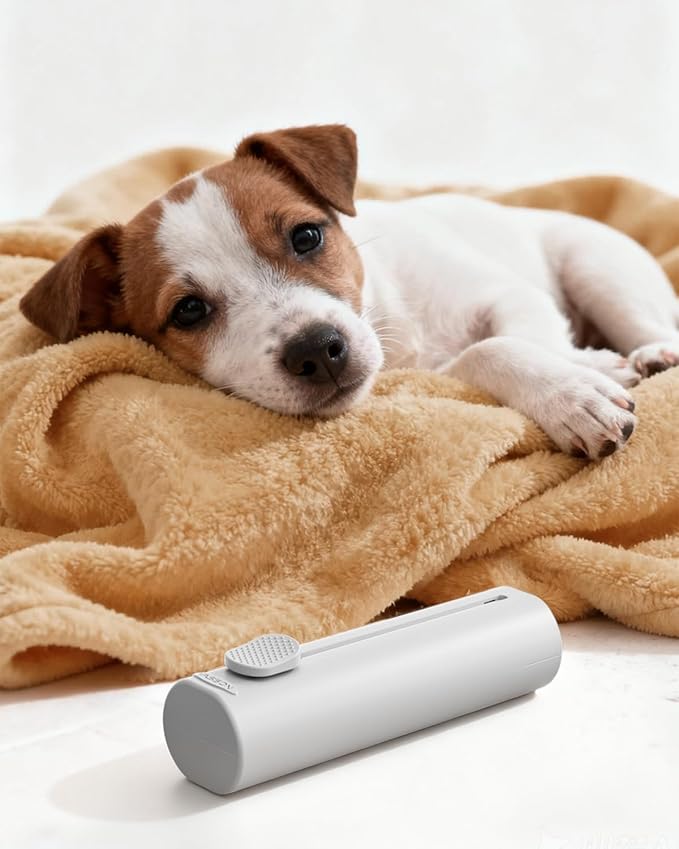 VASSON Mini Lint Roller for Pet Hair - 150 Extra Sticky Sheets Total (3 Rolls x 50) - Travel Lint Remover for Clothes, Furniture, Lint, Fuzz - Value Pack (1 Roller + 3 Refills)