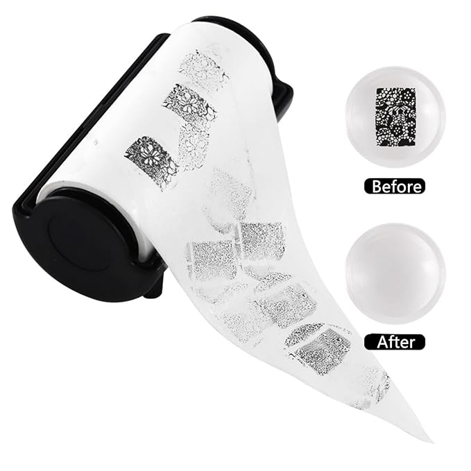 Nail Stamper Clean Sticker Black Stamping Gel Remover Paper, Art Pattern Removal Tool, Manicure Accessories