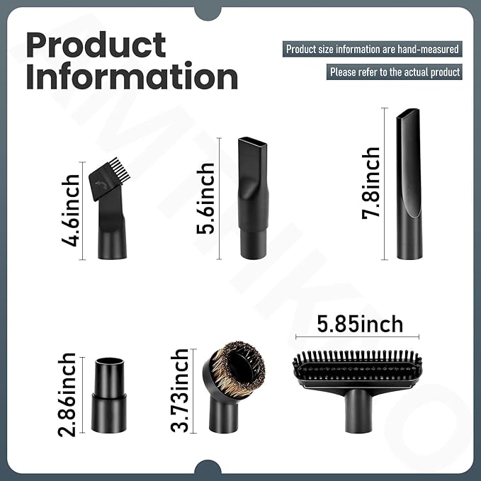 Universal Attachments Adapter Kit - Extendable Crevice Tool Dustbuster Accessories, Compatible with BLACK+DECKER Dustbuster, Fits Hand Vacuum Models with the Slim Nozzle and Extendable Crevice Tool.