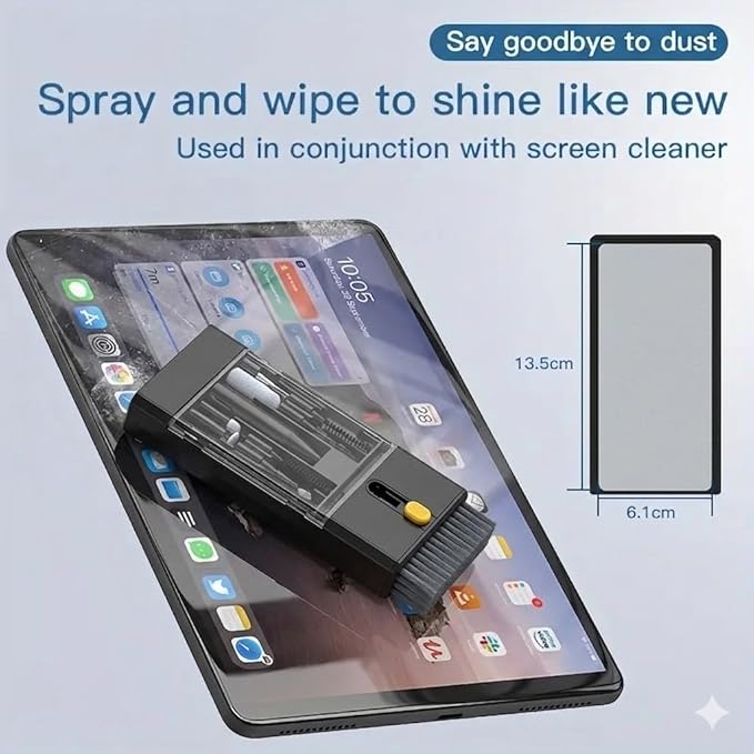 22 in 1 Precision Cleaning Kit – Professional Electronic Device Cleaning Tools for Phone, airPods Headset, Keyboards, Cameras, Laptop & More (Black)