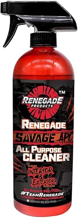 Renegade Products Savage All Purpose Cleaner 24 Ounce with Infused Soap for Enhanced Cleaning and Exfoliation of Wheels,