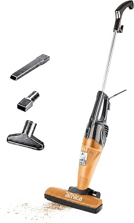 BergHOFF Merlin All-in-One Corded Stick Vacuum,Detachable Handheld,Orange