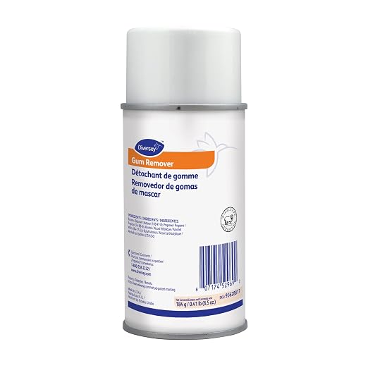 Diversey 95628817 Gum Remover, Removes Gum, Wax and Adhesive Residue from Carpet, Upholstery, and Hard Surfaces, Aerosol