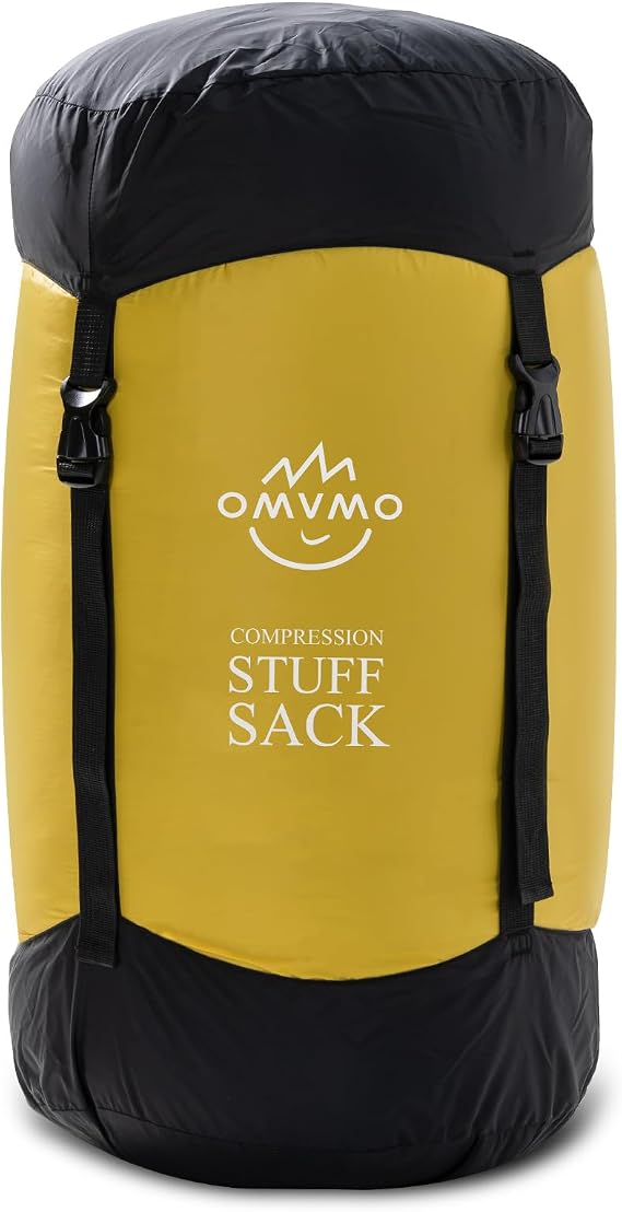 Compression Sack, 12L/19L/32L/46L/53L Water-Resistant Sleeping Bag Stuff Sack,Anti-Tear Ultra Light 400T 20D Nylon Stora