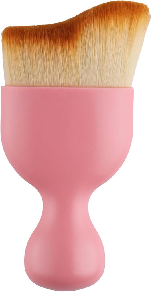 GaRhomxy Car Detailing Brushes, Car Interior Dust Sweeping Soft Brush, Soft Bristles Brush Cleaning Tool for Automotive Dashboard, Air Conditioner Vents, Computer, Scratch Free(Pink)