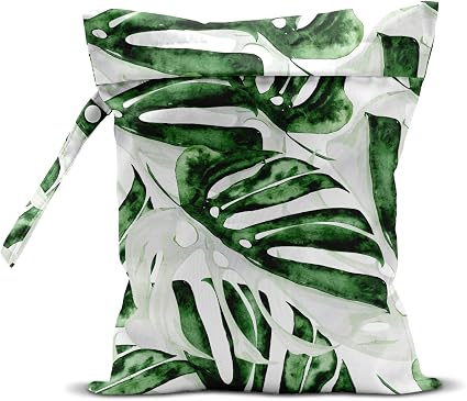 Wet Bag, Wet Dry Bag, Wet Bag for Swimsuit, Travel, Beach, Pool, Diapers, Dirty Yoga Gym Clothes, Makeup Bag, Waterproof