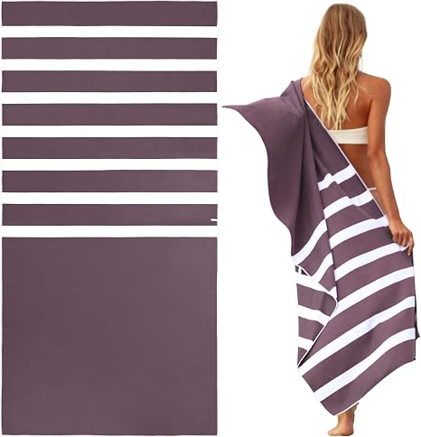 SummerSand Microfiber Beach Towel - Quick Dry, Sand Free - Compact and Lightweight for Travel - Recycled Materials - Tra