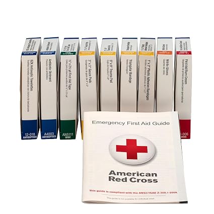 First Aid Kit Refill for 10 People, 59 Count, Package may vary