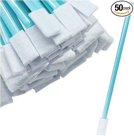 Cleaning Swab Sticks, Small Cleaning Sponge Tip, 50PCS