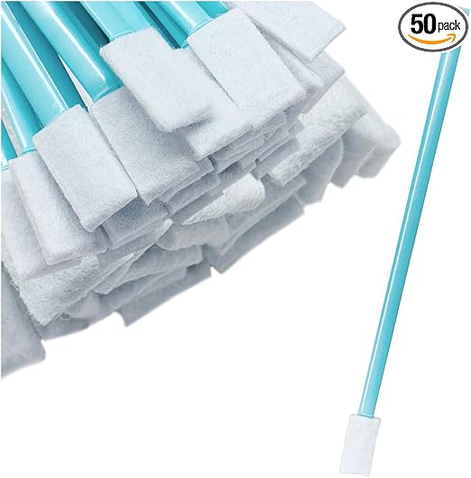 Cleaning Swab Sticks, Small Cleaning Sponge Tip, 50PCS