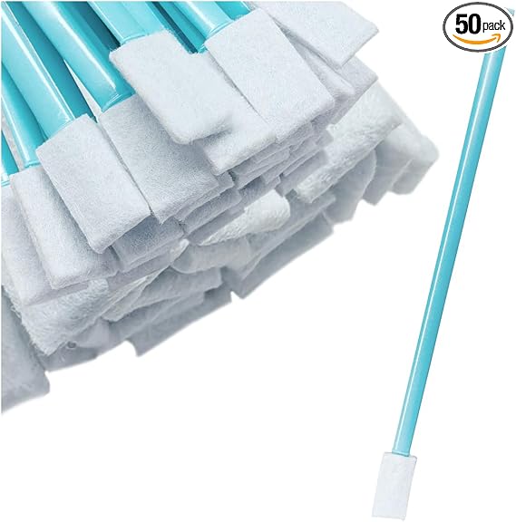 Cleaning Swab Sticks, Small Cleaning Sponge Tip, 50PCS