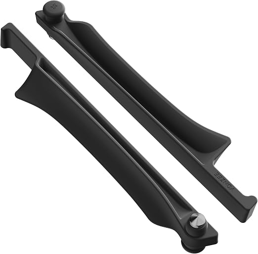 YONZEE Car Seat Gap Filler [2 Pack], Premium Silicone Side Console Organizer with Built-in Emergency Glass Breaker, Univ