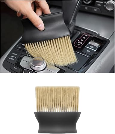 Ziciner Car Interior Detailing Brush, Ultra-Soft Auto Hair Bristles Removal Dust Collectors, Universal Vehicle Interior 
