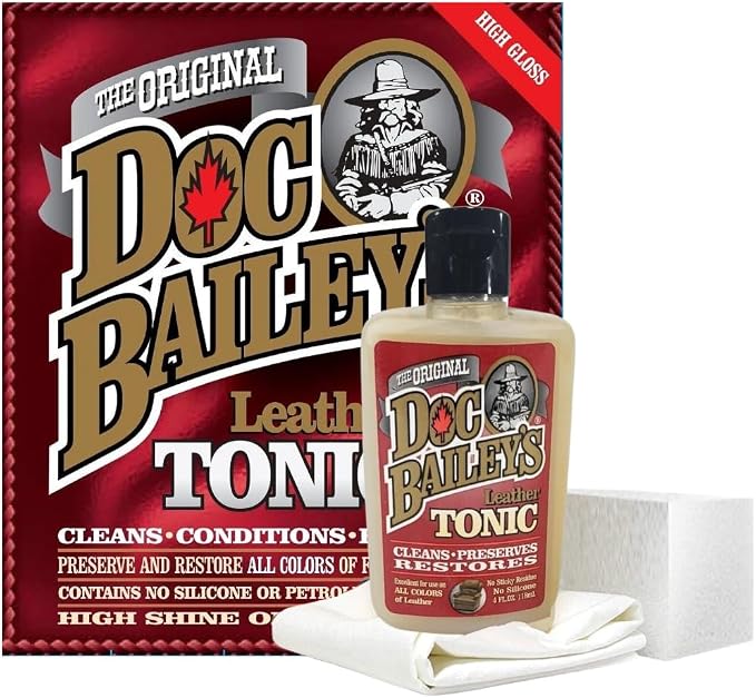 Leather Professional Grade Tonic - Condition, Clean, Repair & Soften - All-in-One Maintenance & All-Purpose Protection f