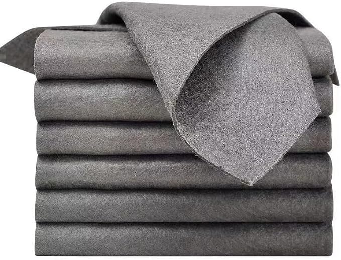Thickened Magic Cleaning Cloth, Microfiber Cleaning Towels, Reusable Cleaning Rag (6, 20x20 Inch)