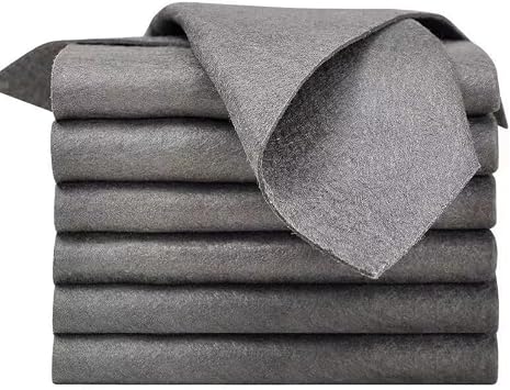 Thickened Magic Cleaning Cloth, Microfiber Cleaning Towels, Reusable Cleaning Rag (6, 20x20 Inch)