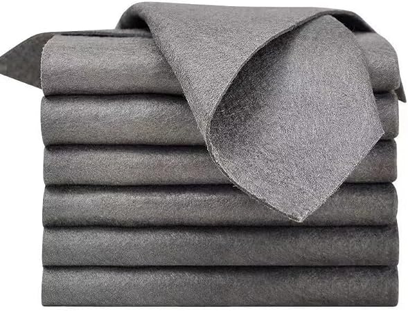Thickened Magic Cleaning Cloth, Microfiber Cleaning Towels, Reusable Cleaning Rag (6, 20x20 Inch)