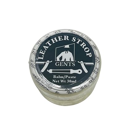 GENTS Leather Strop Conditioning Paste – 30ml Leather Balm for Razor Strops – Softens, Protects & Restores Leather – Mai
