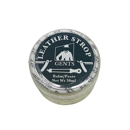 GENTS Leather Strop Conditioning Paste – 30ml Leather Balm for Razor Strops – Softens, Protects & Restores Leather – Mai