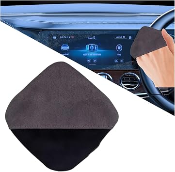 KITUREK Square Car Touch Screen Cleaner Cloth, Microfiber Cleaning Pad