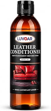 Leather Conditioner Oil - Deeply Nourishes for Leather Furniture, Car Seats, Shoes, Purses & Accessories -8oz