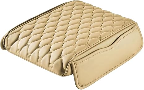Car Center Console Pad for Lincoln MKZ 2010 2011 2012 2013 2014 2015 2016 2017 2018 2019, Leather Center Console Armrest